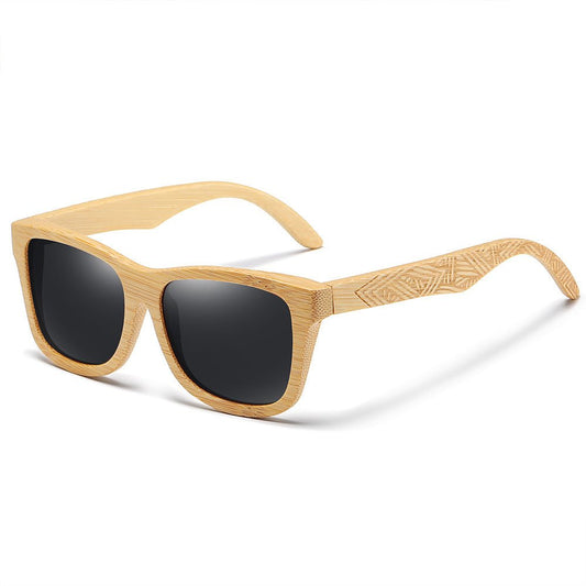 polarized wooden sunglasses - 1