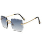 Frameless square sunglasses | Stylus Shades