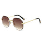 Polygonal rimless Sunglasses | Stylus Shades