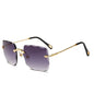 Frameless square sunglasses | Stylus Shades